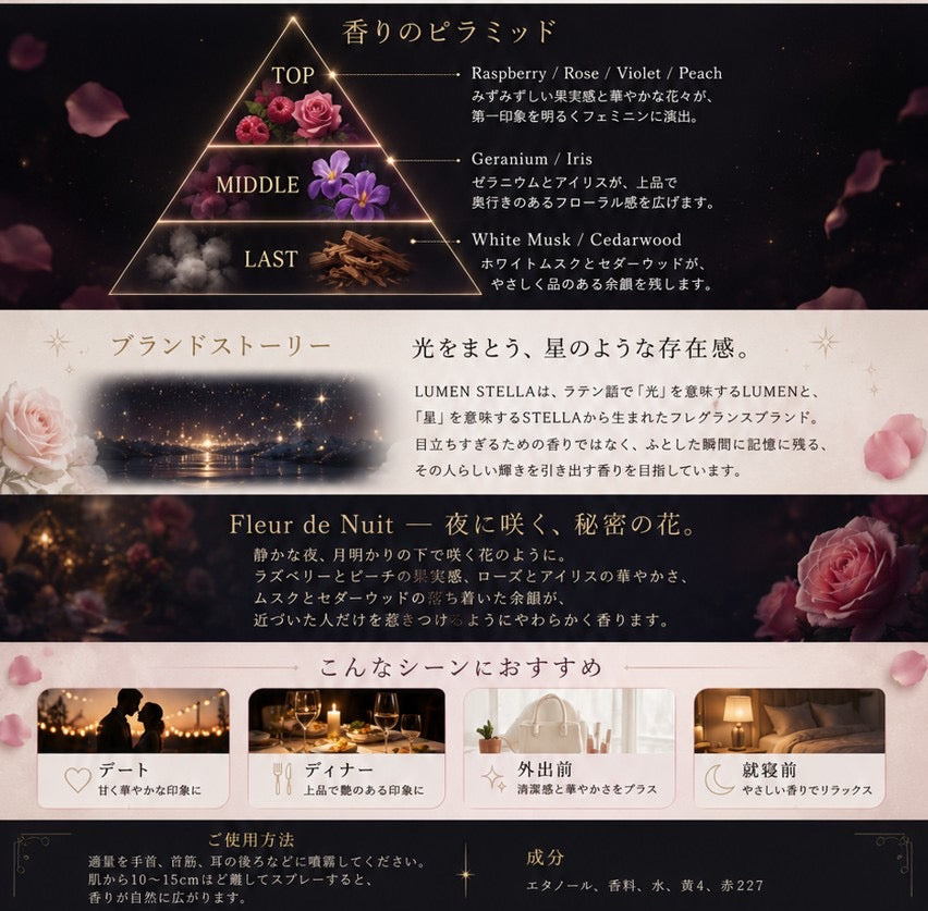 ルーメンステラ　フルール　ドゥ　ニュイ